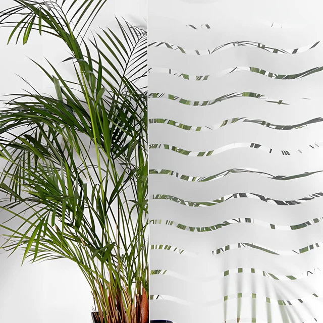 frosted sticker for office glass branding